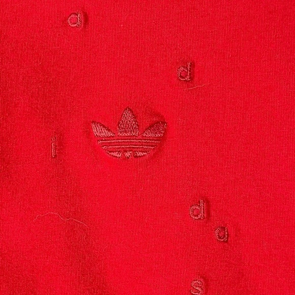 ADIDAS x Danielle Cathari Collaboration Red Long Sleeve Jersey Sz Small Blocore - Picture 5 of 10